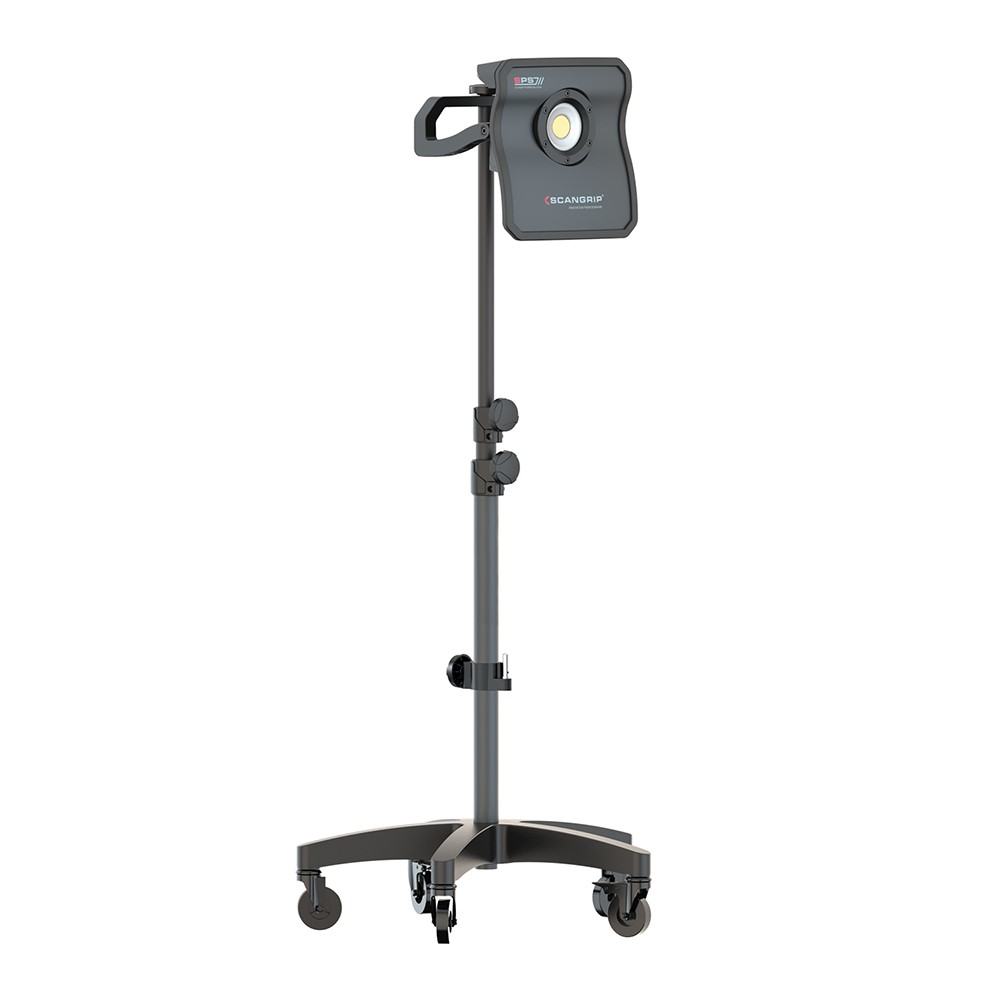 Stativ på hjul för arbetsbelysning