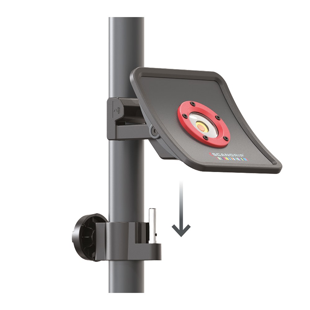 Stativ på hjul för arbetsbelysning