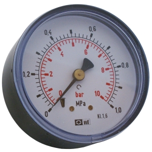 MANOMETER 1/4" 10 BAR 63MM BAK