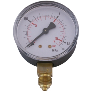 MANOMETER 1/4" 16 BAR 63MM NER
